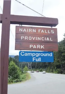  ??  ?? The NDP’s 2018 budget added $5 million over three years for new provincial park space, but some say more is needed to meet demand.