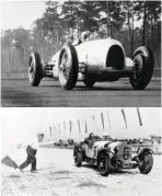  ??  ?? Entre los mejores. Porsche tomó parte en el desarrollo del S, el SS y el SSK. En la foto, tras el triplete del SS en Nürburgrin­g en 1928, se le ve abajo a la izquierda y, cosa rara, sonriendo.