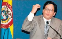  ??  ?? Autoridad. El ministro de Hacienda de Colombia, Alberto Carrasquil­la.