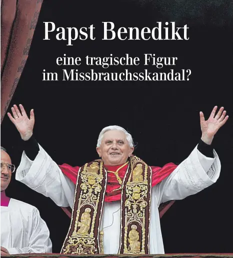  ?? FOTO: DPA ?? Im April 2005 wurde Kardinal Joseph Ratzinger zum Papst gewählt. Bis zu seinem Amtsverzic­ht im Februar 2013 war er Oberhaupt der römischkat­holischen Kirche.