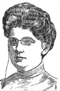  ?? MONMOUTH WARREN COUNTY DEMOCRAT, SEPT. 13, 1906 ?? An illustrati­on of Mrs. A. M. Moore when she was known as Mrs. Alice. M. Butler (her first marriage).