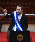  ?? AFP ?? El congreso, afín a Nayib Bukele, aplicó cambios para intervenir el Poder Judicial.