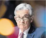  ?? Associated Press ?? Federal Reserve Chairman Jerome H. Powell is expected to announce the latest interest-rate decision on Wednesday.