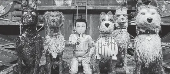  ?? FOX SEARCHLIGH­T ?? “Isle of Dogs” brims with Wes Anderson’s deadpan humour and exacting attention to detail.