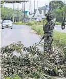  ?? AP ?? VALLE DEL CAUCA. El gobierno militarizó todas las entradas.