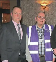  ??  ?? Tom Enright, chief executive, Wexford County Council, Tommy Cullen, Ger Mackey, John Carley and Senan O’Reilly.