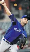  ?? PATRICK SMITH/GETTY IMAGES ?? Barring any changes, two recent rainouts mean Toronto Blue Jays pitcher Marco Estrada’s next start will be Thursday against the New York Yankees in New York.