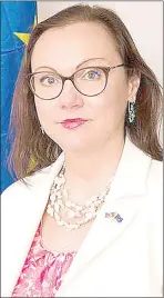  ?? (Courtesy pic) ?? Her Excellency the EU Ambassador to Eswatini Dessislava Choumelova says calls for declaring GBV a national disaster are rightly going stronger.