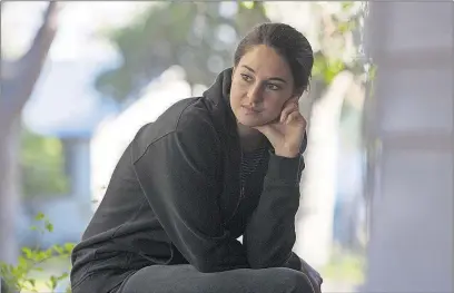  ?? [HBO] ?? Actress Shailene Woodley: “I feel like I’m always working, which is good.”