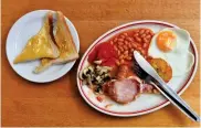  ??  ?? Sizzling hit: The £1 bargain breakfast