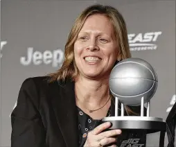  ?? JULIE JACOBSON/AP 2016 ?? Val Ackerman, who helped found the WNBA and served as its first president, says the early years were “a very exciting time to be part of the league ... (interest) was surging with rivalries and star players.”