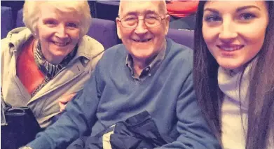  ??  ?? Inspiratio­n Miss Scotland finalist Paula McCormack has hailed the support she received from late grandad Peter