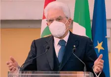  ?? LAPRESSE ?? Presidente della Repubblica Sergio Mattarella, 78 anni