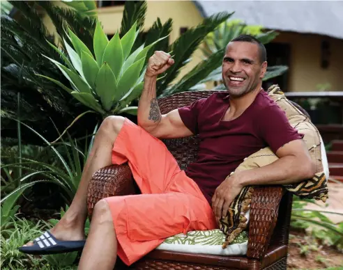  ?? Picture: NIGEL WRIGHT ?? STRONG VIEWS: Anthony Mundine has used his time in the South African jungle as a contestant on I'm A Celebrity ... Get Me Out Of Here! to express his outlook on western lifestyles.