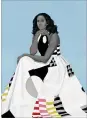  ??  ?? In an image provided by Amy Sherald, former first lady Michelle Obama’s official portrait for the National Portrait Gallery collection, painted by Amy Sherald.