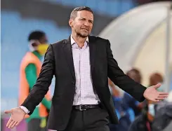  ??  ?? COACH Josef Zinnbauer believes his Pirates side are in good form after their draw with Swallows. | SYDNEY MAHLANGU BackpagePi­x