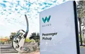  ?? MICHAEL LARIS/WASHINGTON POST ?? Driverless Waymo cabs are ferrying passengers around Phoenix suburbs, in a first for a U.S. commercial company.