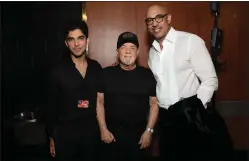  ?? MONICA SCHIPPER — GETTY IMAGES ?? L.A. songwriter and producer Freddy Wexler, left, persuaded Joel, center, to take on the new song. At right is Recording Academy CEO Harvey Mason Jr.