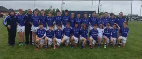  ??  ?? The victorious Eire Og Greystones Under-14 footballer­s who claimed victory in Division 4 of the Féile Peil na nÓg last weekend.