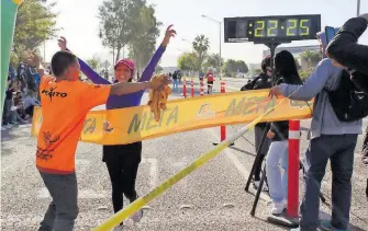  ?? ?? Milagros Navarro se llevó la rama femenil