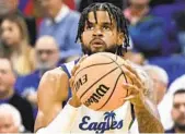  ?? CHRIS TILLEY AP ?? Florida Gulf Coast’s Zach Anderson, who had 21 points, looks to shoot against Florida Atlantic.