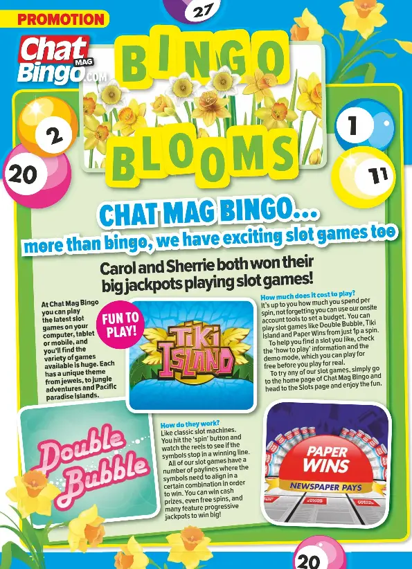 pressreader chat 2019 04 04 chat mag bingo slot games too more than bingo we have exciting pressreader