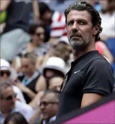  ?? Associated Press ?? Patrick Mouratoglo­u: Man behind Ultimate Tennis Showdown.