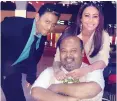  ?? ?? The late Irrfan Khan photobombe­d a picture Preeti was posing for with actor-director Saurabh Shukla
