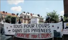  ??  ?? La marche pour l’ours