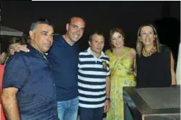  ??  ?? Tony Nasr, Mazen Moussallem, Gebran Bassil, Hoda Bassil and Wafa' Nseir