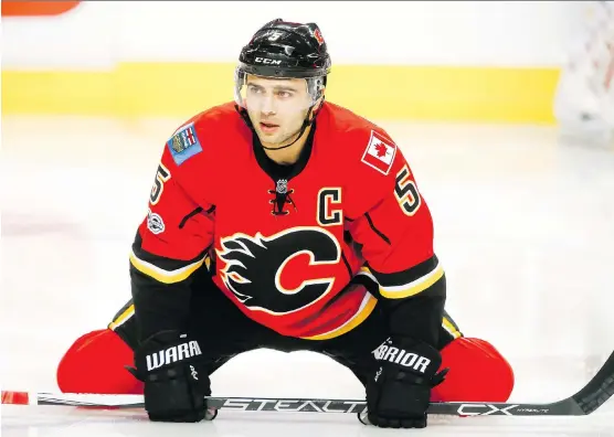  ?? LYLE ASPINALL/FILES ?? Flames captain Mark Giordano says the process surroundin­g the arrival of the expansion Vegas Golden Knights has created a summer of uncertaint­y.