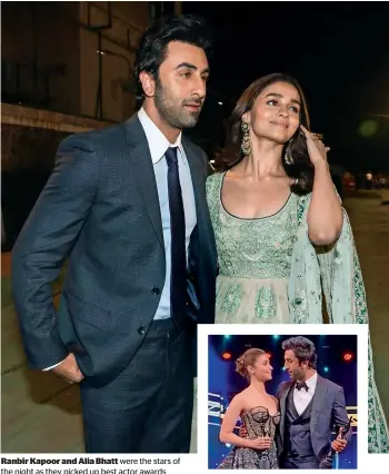  ??  ?? Ranbir Kapoor and Alia Bhatt