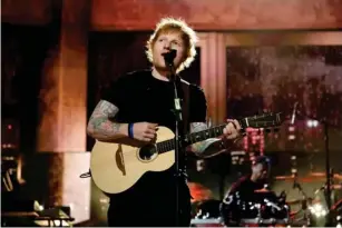  ?? (Getty for The Rock and Roll Hall of Fame) ?? Ed Sheeran’s song ‘Don’t’ is be l ieved to be about a former lover