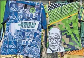  ?? Photo: Darren Stewart/gallo Images ?? What’s in a name: umkhonto wesizwe party sweaters were on display during the ANC and MK party court case over use of the ANC’S former military wing trademark.