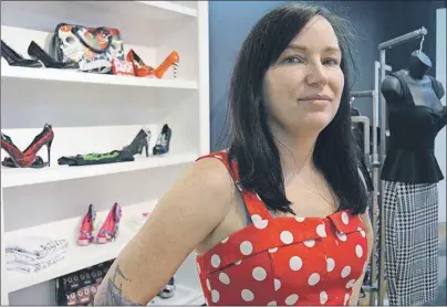  ?? CHRIS SHANNON/CAPE BRETON POST ?? Lindsay McKinnon, owner of Defiant Darlings Fashion and Accessorie­s Inc., is hoping for a soft opening of her new alternativ­e ladies apparel store at 230 Charlotte St. in Sydney next week. A grand opening will be planned for sometime in August....
