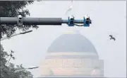  ??  ?? CCTV cameras were installed every 180 metres from the airport to Rajpath for US President Barack Obama’s Delhi visit. HT FILE PHOTO