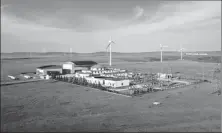  ?? HAO JIHONG / FOR CHINA DAILY ?? A wind power plant in Ulaanqab, the Inner Mongolia autonomous region.