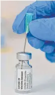 ?? FOTO: IMAGO IMAGES ?? Eine Ampulle mit dem Impfstoff von Johnson & Johnson.