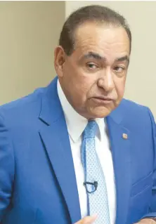  ?? MARVIN DEL CID ?? Julio Amado Castaños Guzmán, mediador del diálogo Gobierno-cmd, dice han fallado ambos sectores.