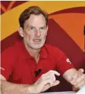  ?? ?? De Boer: The country is going forward with a lot of progressiv­e ideas of inclusion and positivity. Qatar doesn’t stop here but goes beyond the 2022 World Cup.