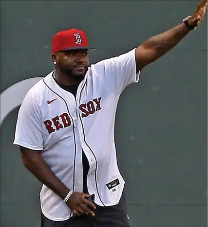  ?? BOSTON HERALD FILE ?? David Ortiz is among the top candidates for enshrineme­nt into the Baseball Hall of Fame in the Class of 2022.