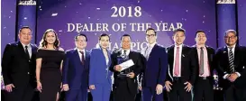  ??  ?? 2018 Dealer of the Year Champion Visayas-Mindanao FOTON CEBU NORTH (MANDAUE)