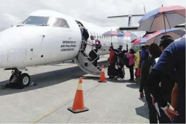  ?? ?? Passengers flying from Manila to Iloilo, Bacolod, Tacloban, and Puerto Princesa will be paying a fuel surcharge of P388 beginning next month.