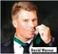  ??  ?? David Warner