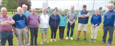  ?? ?? Winners of the 1st round of the Mitchelsto­wn/Kilbehenny competitio­n: 1st nett winners A Ahern and A McDonald. 2nd nett winners G Burke and J Martin. 3rd nett winners M McGrath and F Roche. 1st gross winners S O’Connell and H Tobin, 2nd gross winners C Murphy and S Hegarty. 3rd gross winners S Dunne and T Shanahan.