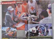  ??  ?? En 1999, Mike Doohan chute violemment dans ce virage. Un accident qui mettra fin à sa carrière.