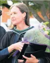  ?? ?? Cherisse Newbold at the Tai Tokerau Faculty of Education graduation celebratio­n.