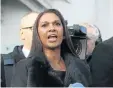  ??  ?? SUCCESS: Gina Miller speaks after the Supreme Court ruling that the UK government requires parliament­ary approval to start the Brexit process