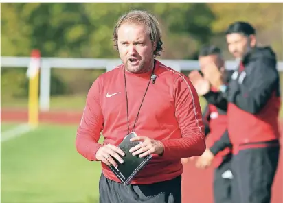  ?? RP-FOTO: ARCHIV/BLAZY ?? Sebastian Saufhaus hat als Trainer klare Vorstellun­gen. Beim 1. FC Wülfrath will der A-Lizenzinha­ber etwas aufbauen.