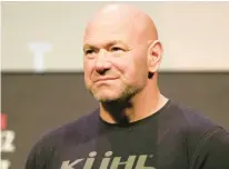  ?? GREGORY PAYAN/AP ?? Dana White is president of the Ultimate Fighting Championsh­ip. The debut of his Power Slap league was delayed after he was recorded slapping his wife in the face at a Mexican club on New Year’s Eve.